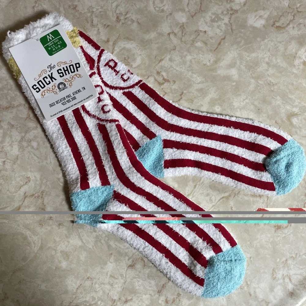 Luxe Comfort Popcorn The‎ Sock Shop Medium (women's 5.5-9.5 or Men's 5-8)